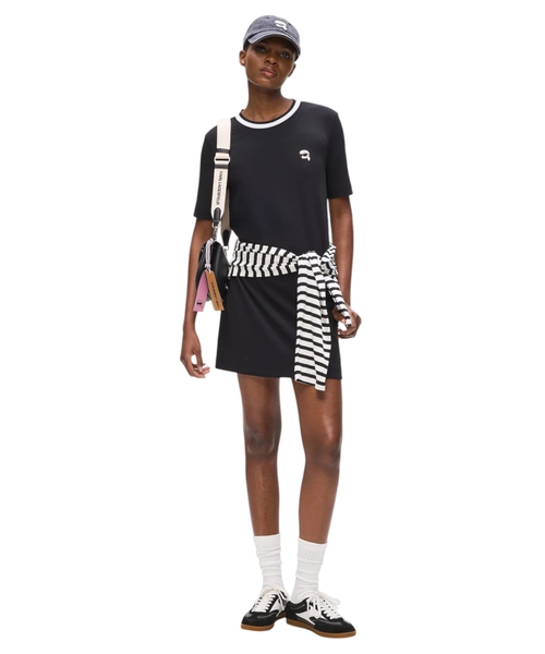 Straight logo t-shirt dress
