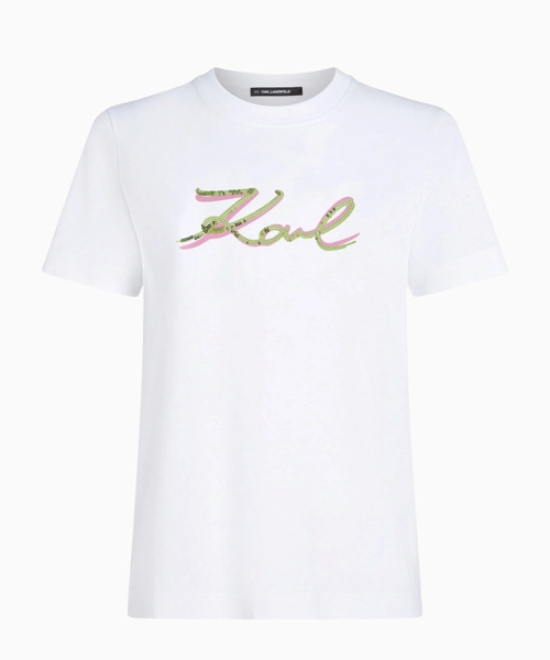 Sequin signature T-shirt