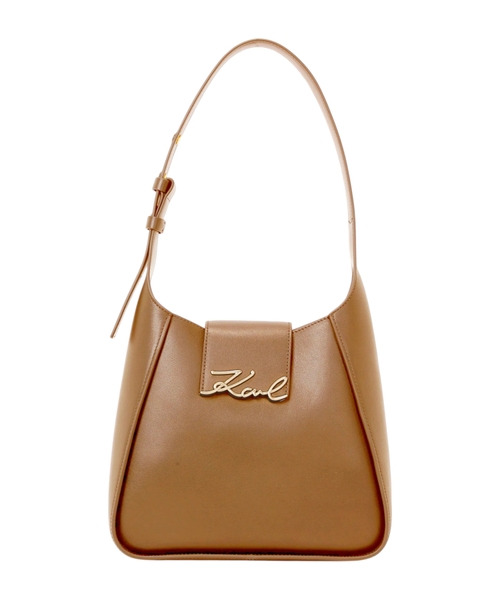 K/signature leather hobo bag