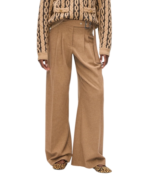 Wool-blend trousers