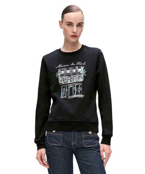Paris sketch sweatshirt