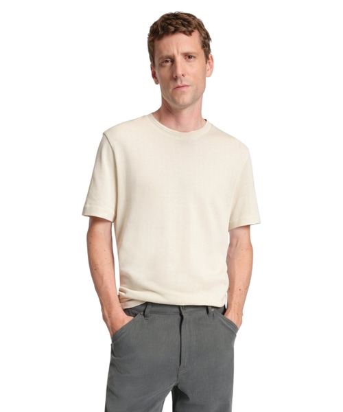 Şam ağacı naxışlı pambıq T-shirt