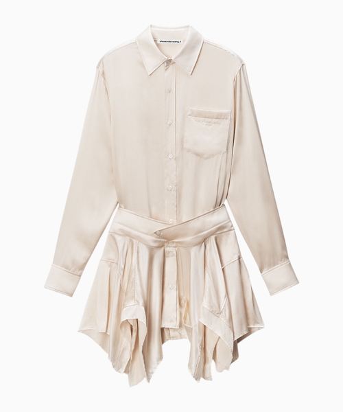 Styled double shirtdress