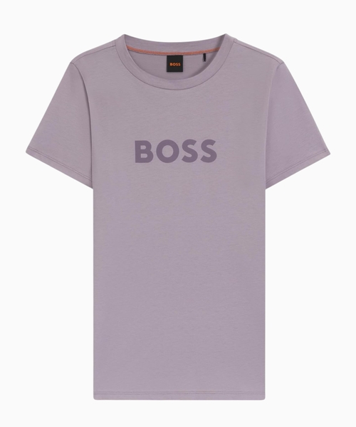Kontrast loqolu pambıq T-shirt