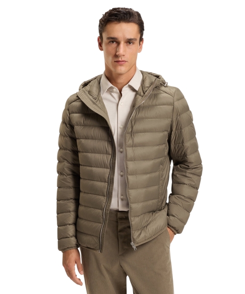 Padded jacket in water-repellent fabric