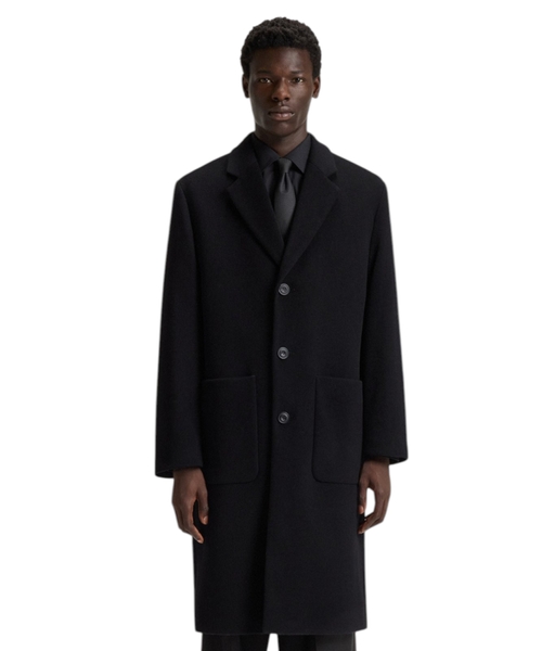 Regular-fit coat in a wool blend
