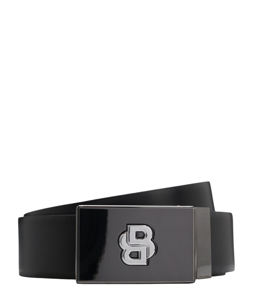 Reversible belt in italian leather