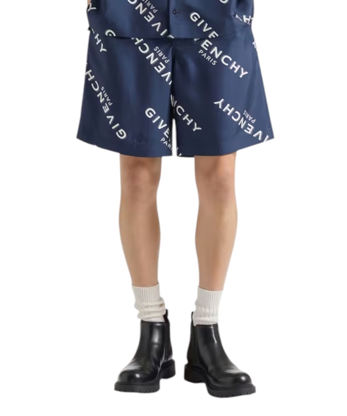 Bermuda shorts with print