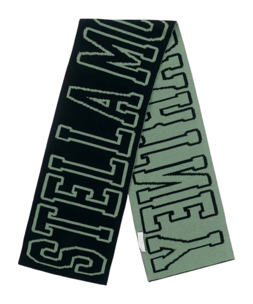 Cotton scarf with logo