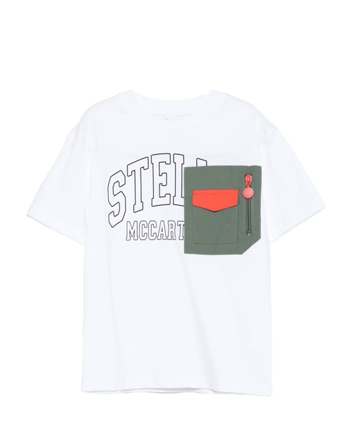 Футболка с карманом на молнии