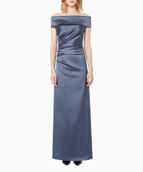 Satin maxi dress