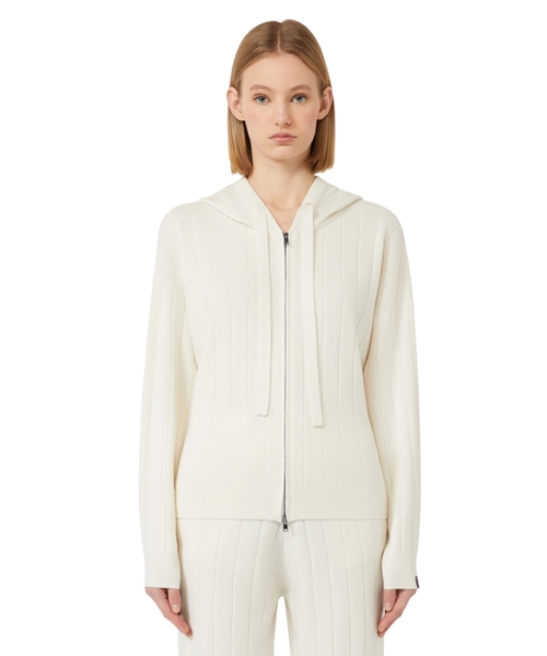 Rubiera hooded cardigan in cashmere