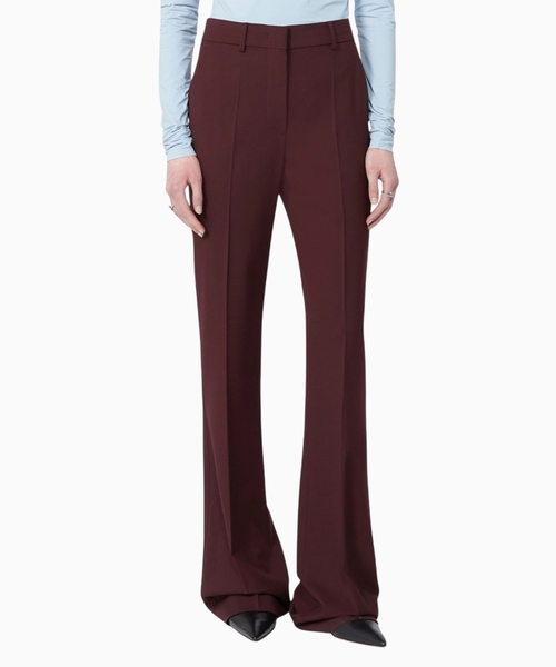 Slim flared trousers