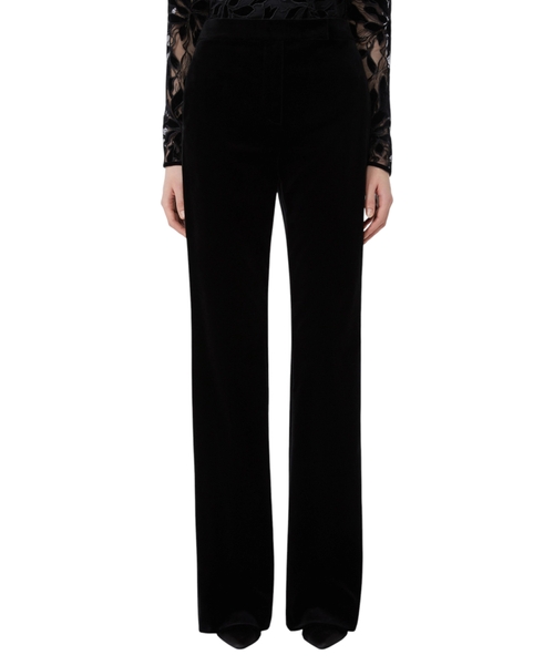 Tuxedo velvet şalvar