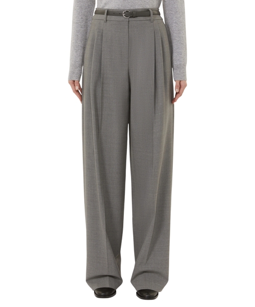 Брюки из шерстяного твила