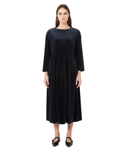 Cotton velvet dress