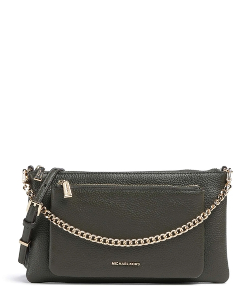 Leather shoulder bag