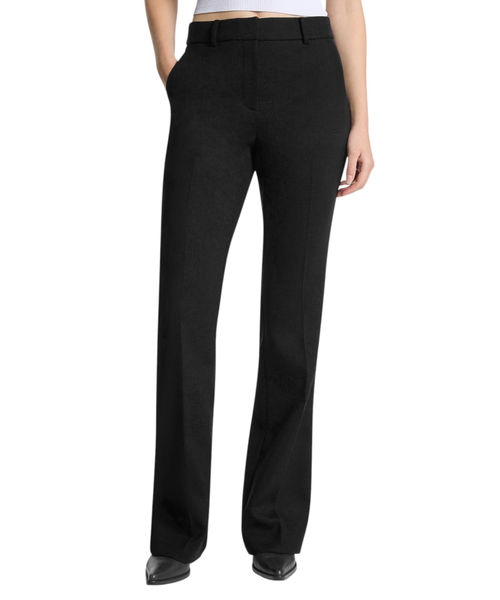 Stretch wool blend pants