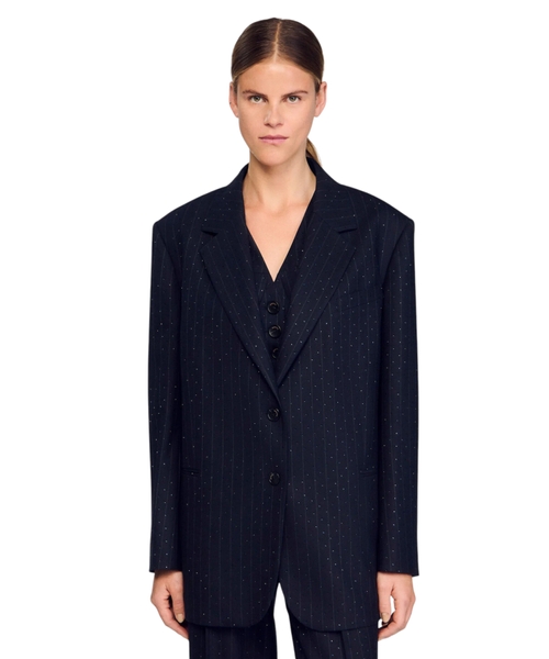 Zolaqlı qaşlı pencək