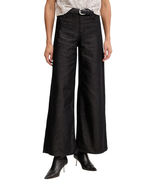 Hündür bel denim şalvar