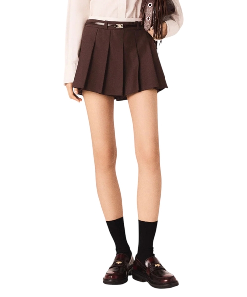 Pleated skort