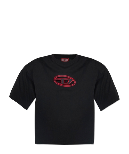 Футболка с вышитым логотипом