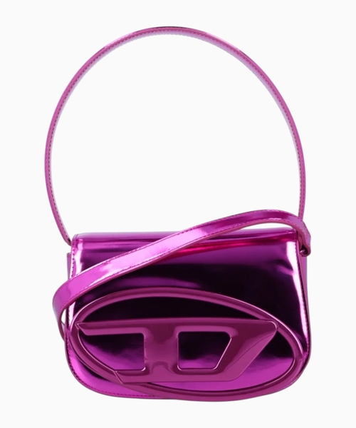1DR-Iconic shoulder bag in mirrored leather