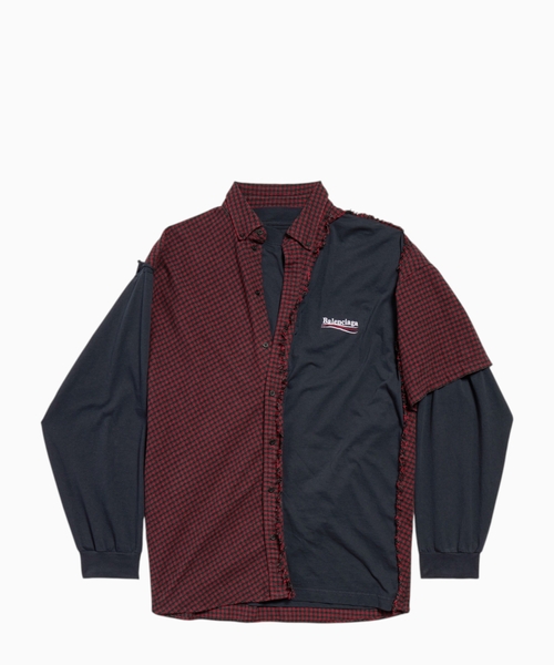Men's Patched Shirt