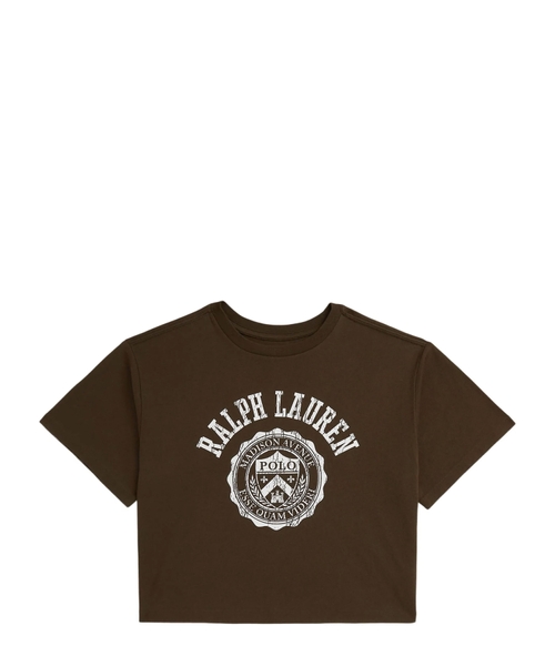 Cropped logo T-shirt