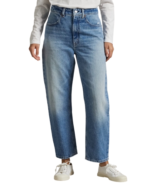 Bol biçimli denim şalvar