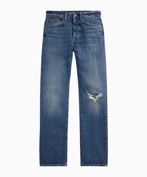 High-Rise relaxed straight jeans