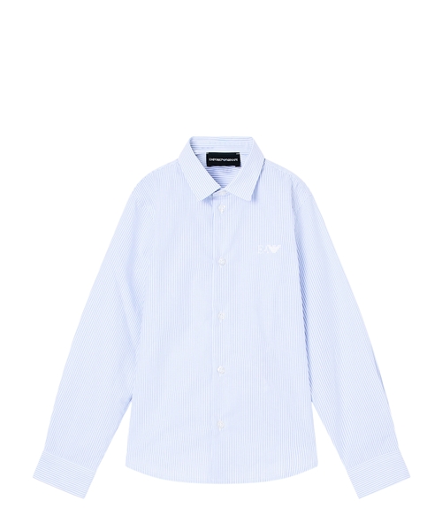 Хлопковая рубашка с логотипом