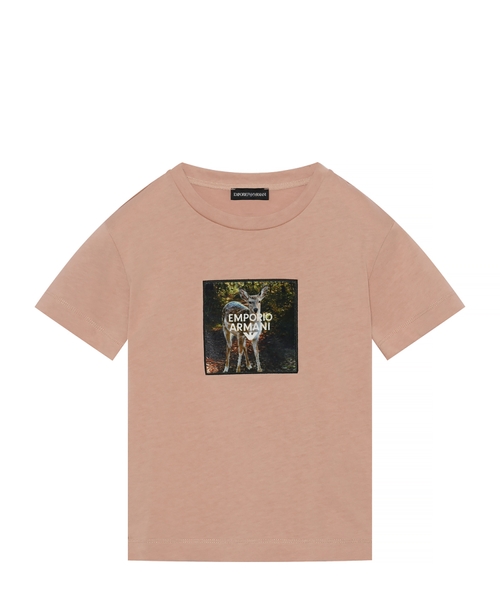 T-shirt with a deer print