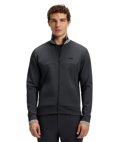 Хлопковый свитшот на молнии