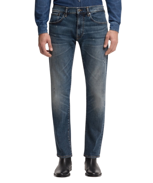 BECKHAM x BOSS dar biçimli denim şalvar