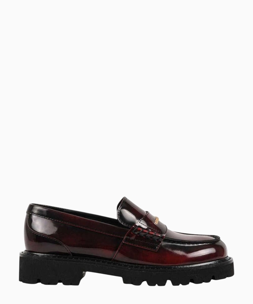 Leather loafers