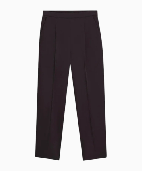 Regular-fit trousers with tapered leg
