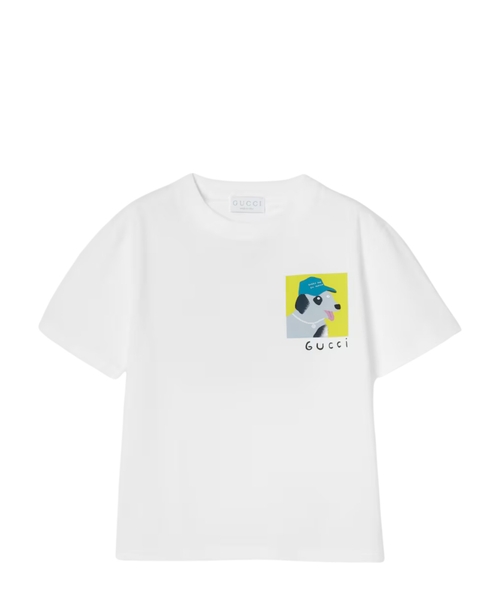 Printli pambıq T-shirt