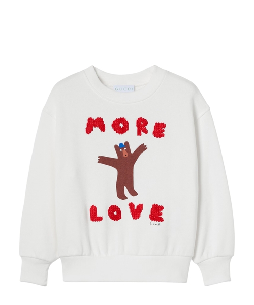 Printed cotton sweatshirt