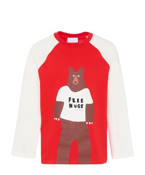 T-shirt with bear print