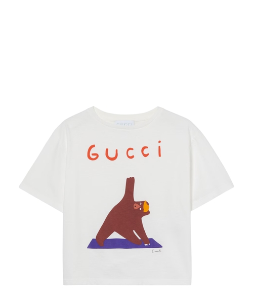 Cotton T-shirt with print