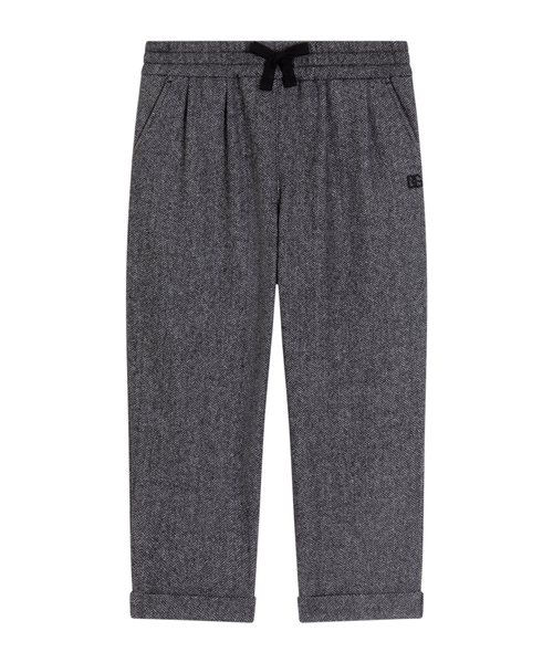 Wool straight-leg trousers