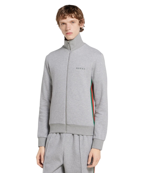 Zipped sweatshirt