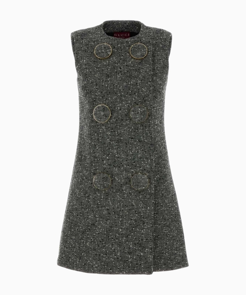 Wool mini dress