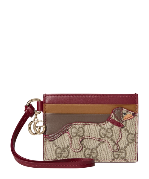 Double G loqolu və it fiqurlu kartholder