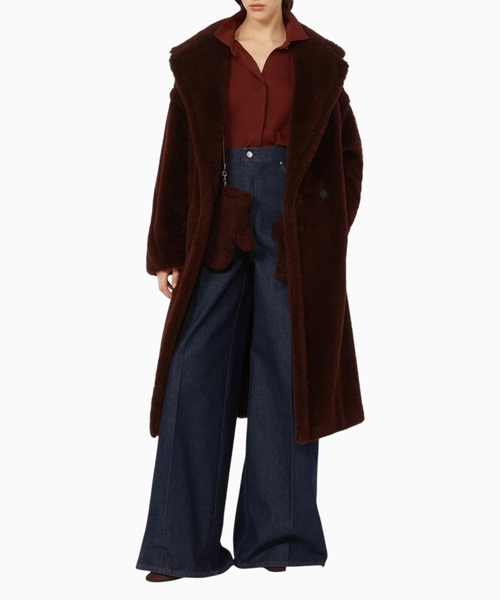 Tedgirl coat in alpaca and wool