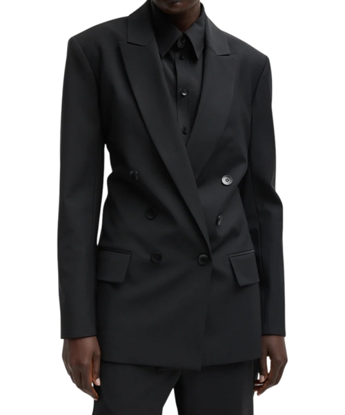 Двубортный шерстяной пиджак