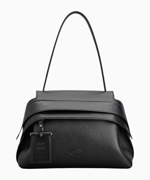 Wave bag in leather
