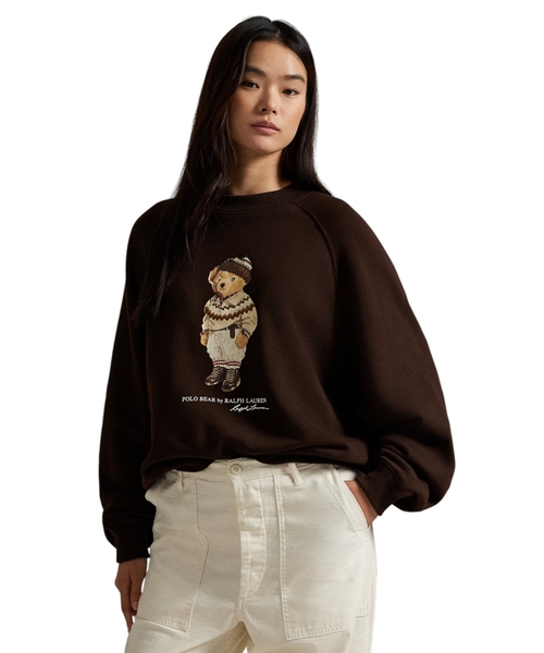 Polo Bear fleece sweatshirt