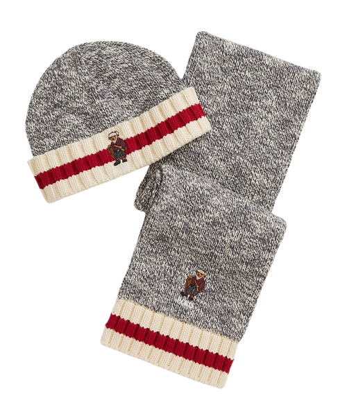 Polo Bear scard and hat set